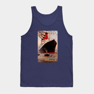 Poster Retro Ship Vintage Cruise Tank Top